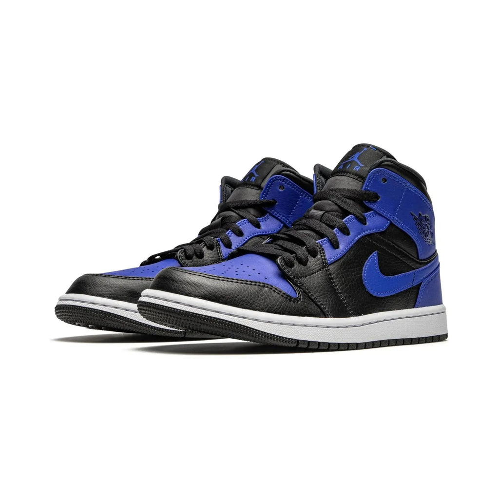 Air Jordan 1 Mid Hyper Royal Tumbled Leather